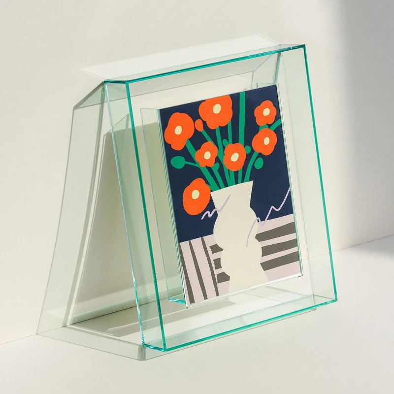 Clarity II Acrylic Modern Color Photo Frame