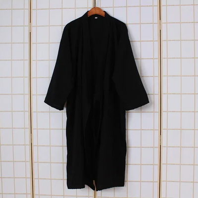 Men’s Cotton Kimono Nightgown Sleepwear with Belt 2024