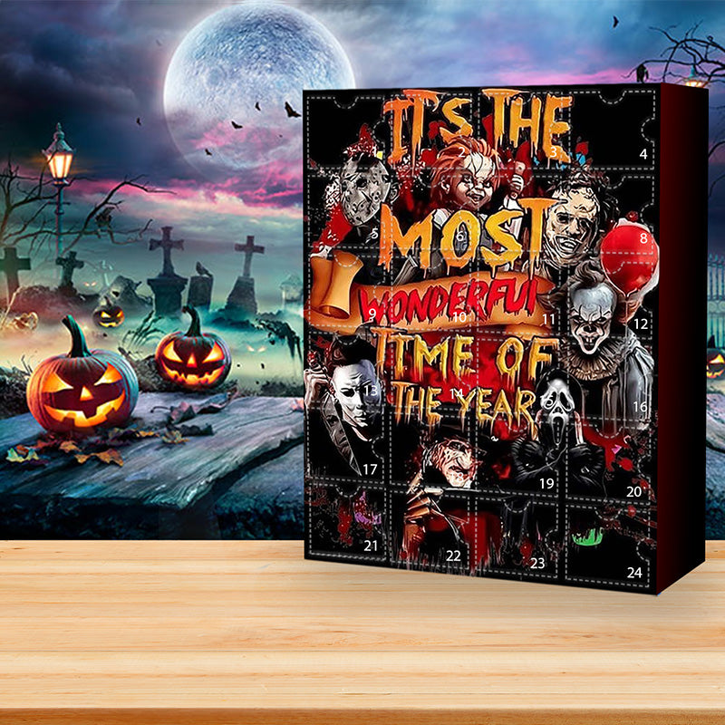 Halloween Horror Movie Advent Calendar with Collectible Figures