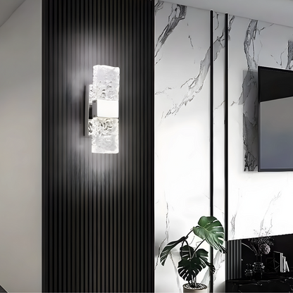 LuxeAura – Crystal LED Wall Light