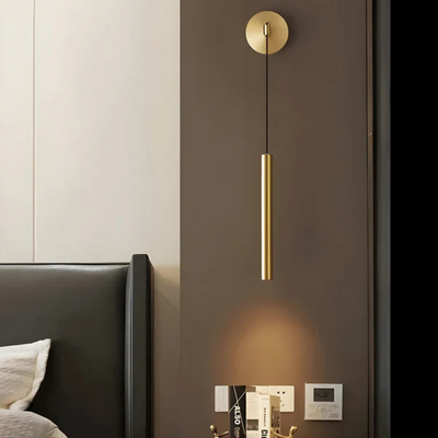 Modern Copper LED Indoor Wall Lamp