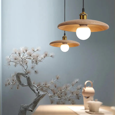 Dopwii Wooden Pendant Ceiling Lamp