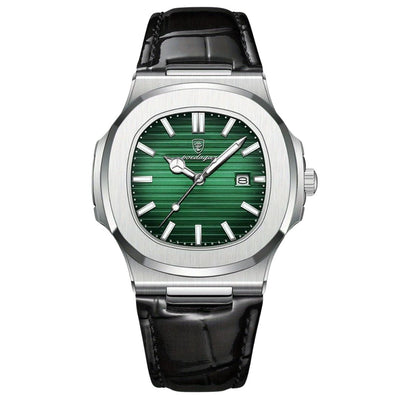 Men’s Stainless Steel Quartz Wristwatch with Date