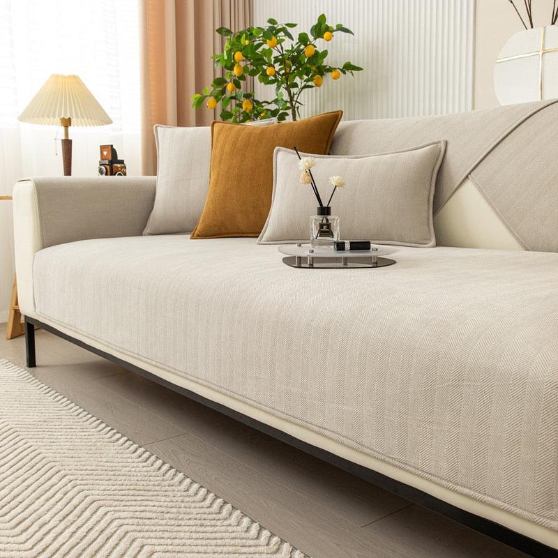 Non-Slip Stretch Sofa Cover – Comfortable Couch Protector