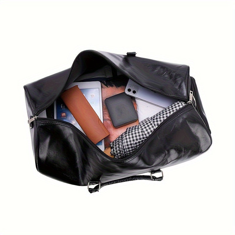 Voyager's Haven Deluxe Leather Retro Travel Bag