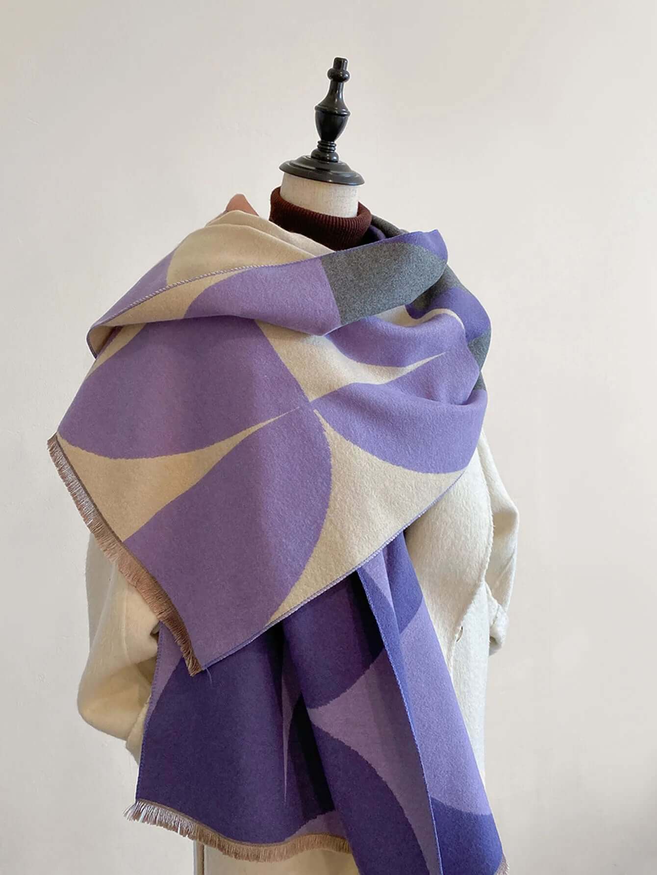 Women’s Reversible Winter Scarf – Soft & Warm Wrap