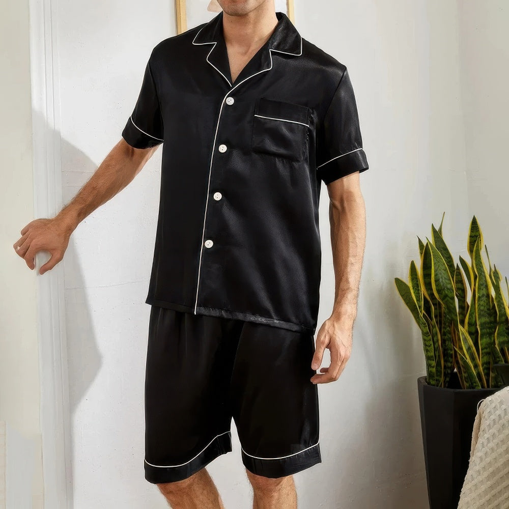 Tivano Men’s Short Pajama Set – Shirt & Shorts