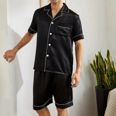 Tivano Men’s Short Pajama Set – Shirt & Shorts