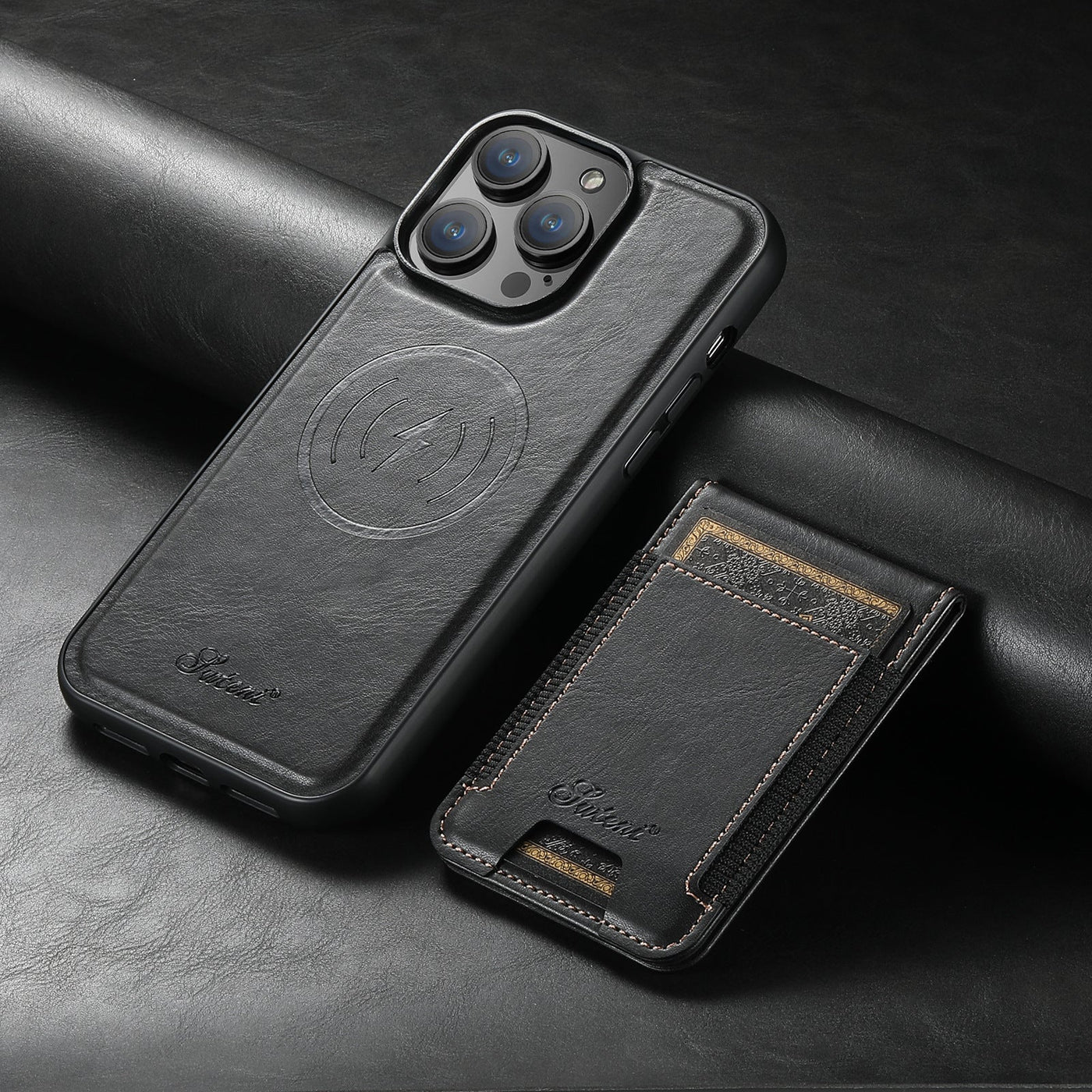 Shockproof Leather Phone Case with Card Holder