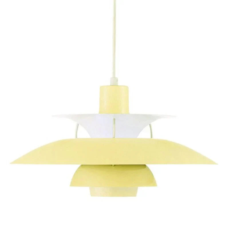 Modern Morandi LED Pendant Light – E27 Metal Shade