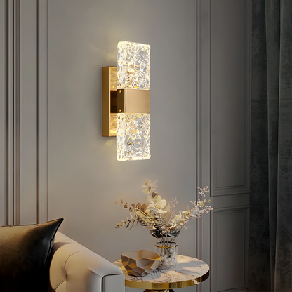 LuxeAura – Crystal LED Wall Light