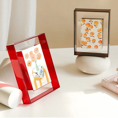 Clarity II Acrylic Modern Color Photo Frame