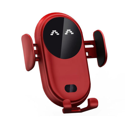 Wireless Car Phone Holder with Fast Charging and Auto Clamp