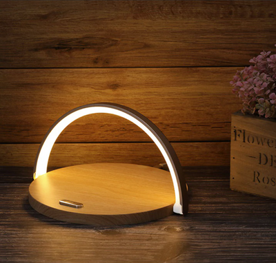 Bowlight Design 3-in-1 Night Light – Wireless Charger & Lamp