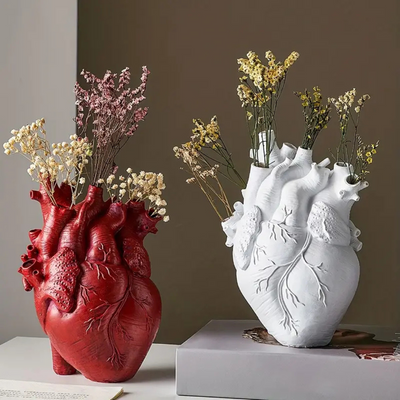 HeartVase Flower Vase - Unique Heart Vase