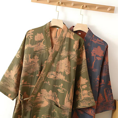 Women Soft Cotton Bathrobe Kimono