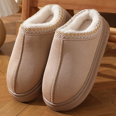Women’s Winter Slippers – Plush Lined with Non-Slip Sole