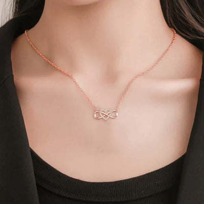 Infinity Heart Love Necklace for Women