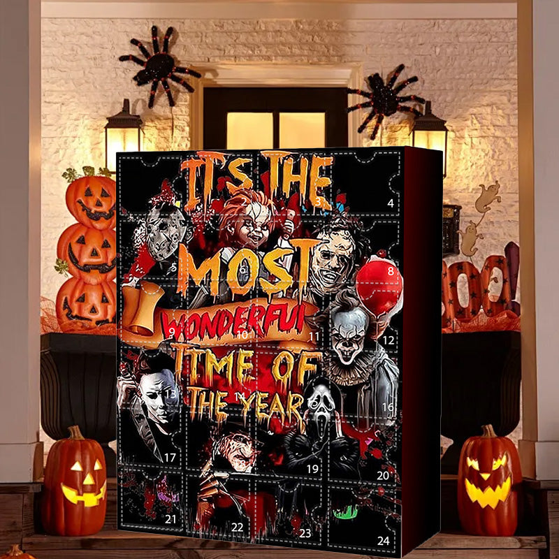 Halloween Horror Movie Advent Calendar with Collectible Figures