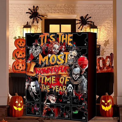 Halloween Horror Movie Advent Calendar with Collectible Figures