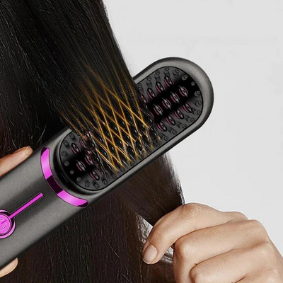 ArtisticComb Wireless Styling Iron – Straighten, Curl & Smooth