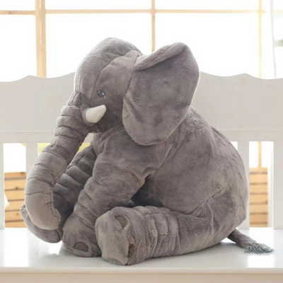 SnuggleTrunk Soft Plush Elephant Cuddle Cushion