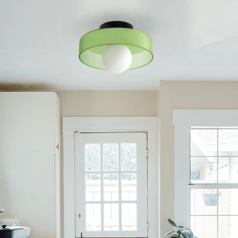 Modern Design Round Ceiling Light – Sleek Glass Lamp for Contemporary Interiors
