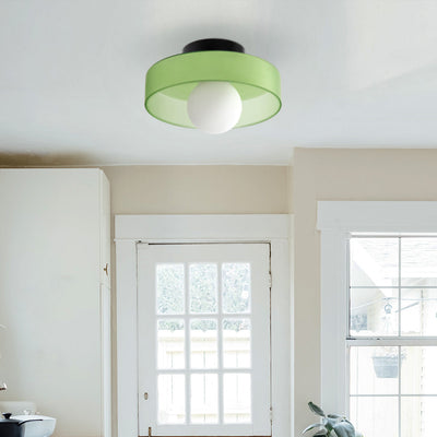Modern Design Round Ceiling Light – Sleek Glass Lamp for Contemporary Interiors