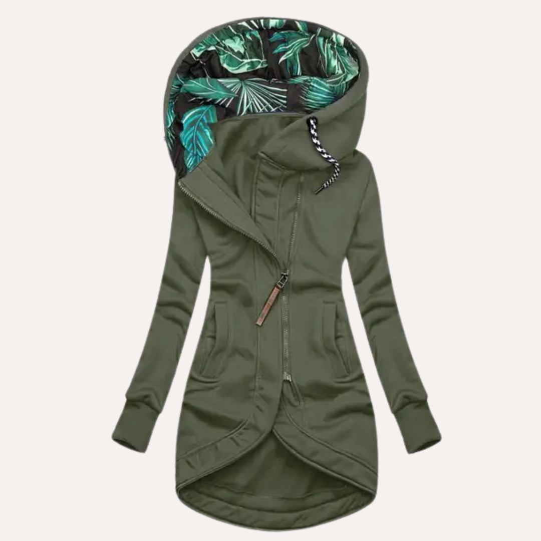 Women’s Long Sleeve Fleece Jacket with Hood