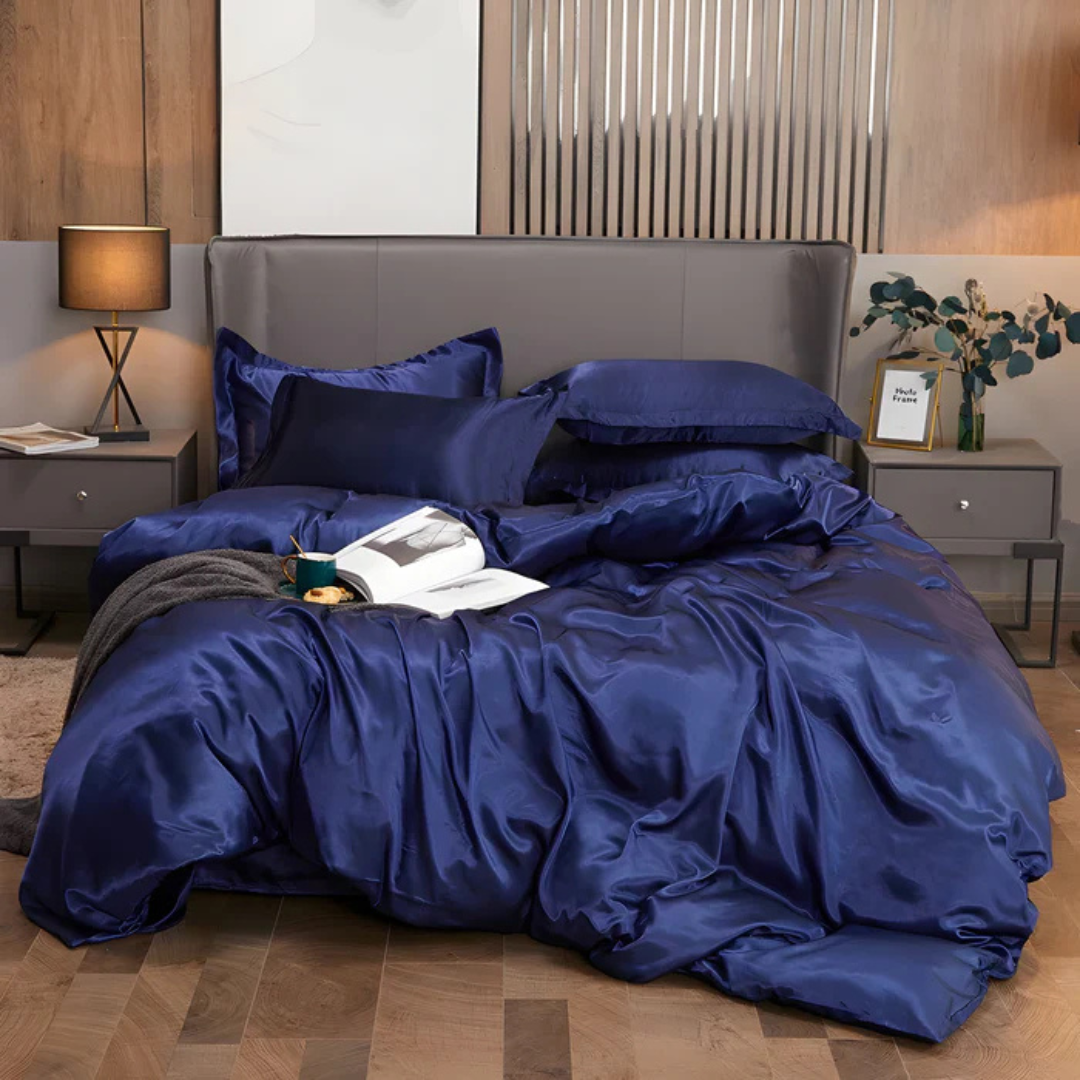 Rayon Bedding Set with Soft Breathable Duvet Cover