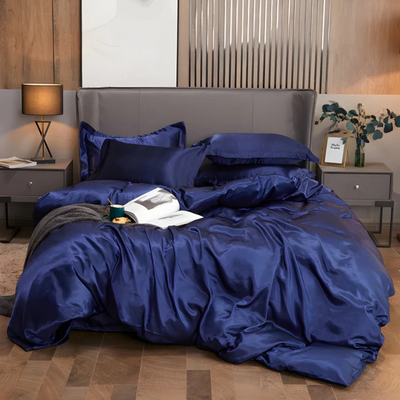 Rayon Bedding Set with Soft Breathable Duvet Cover