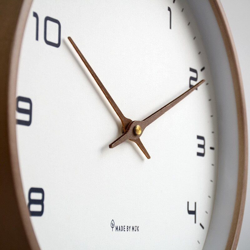 Scandinavian Wooden Wall Clock – Minimalist Design