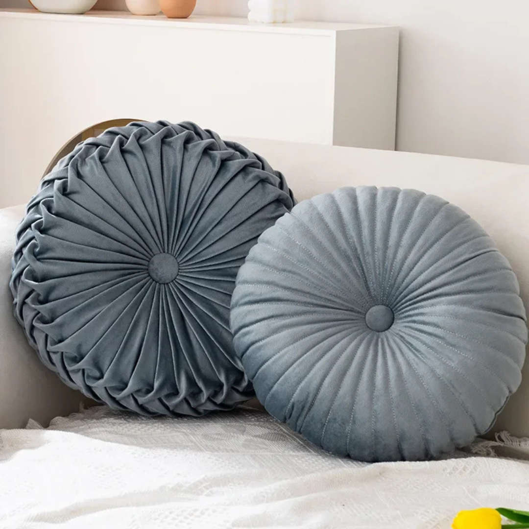 Plush Throw Pillow with Hidden Zipper