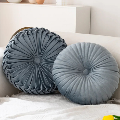 Plush Throw Pillow with Hidden Zipper