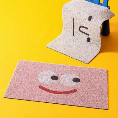 Mood Emoji Doormat Funny Welcome Mat Polyester Non-Slip