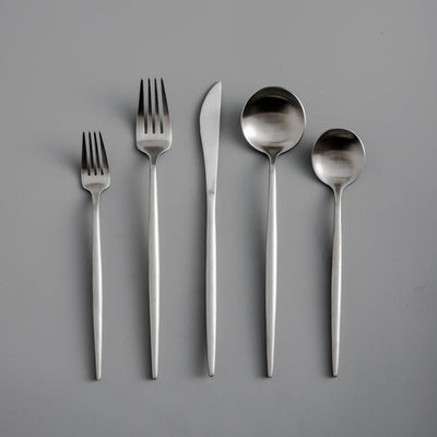 Minimalist Stainless Steel Cutlery Set