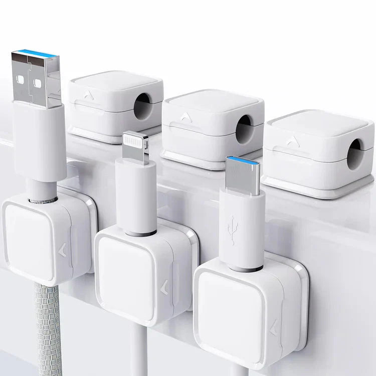 Magnetic Cable Organizer Clip for Desk & Office