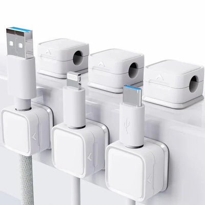 Magnetic Cable Organizer Clip for Desk & Office
