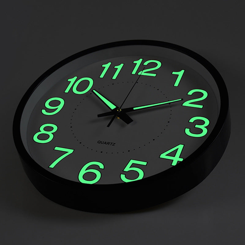 Silent LED Wall Clock 12" for Classroom