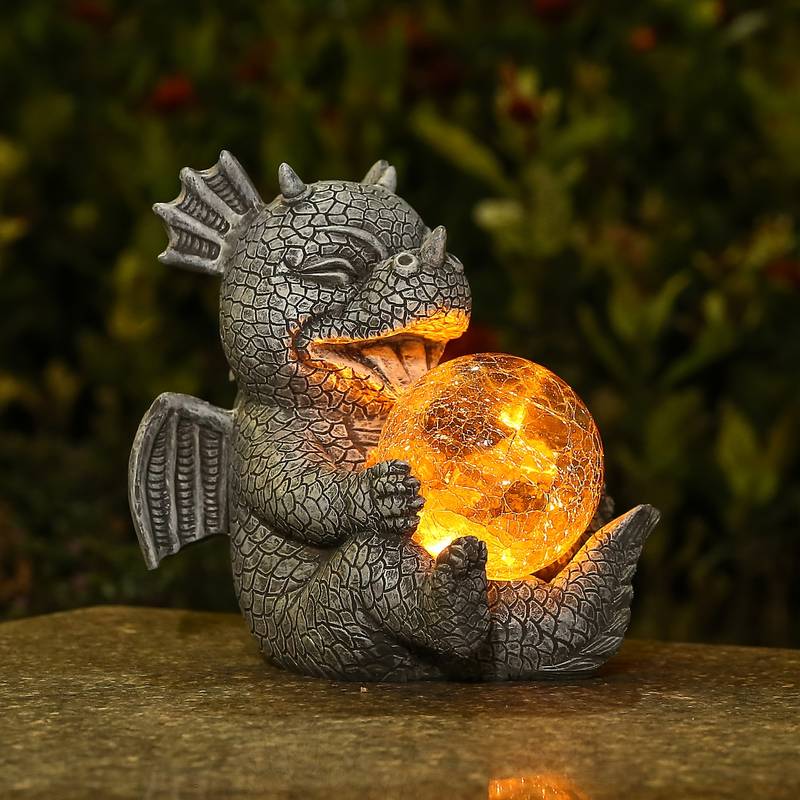 LED Dragon Shaped Table Lamp Rechargeable