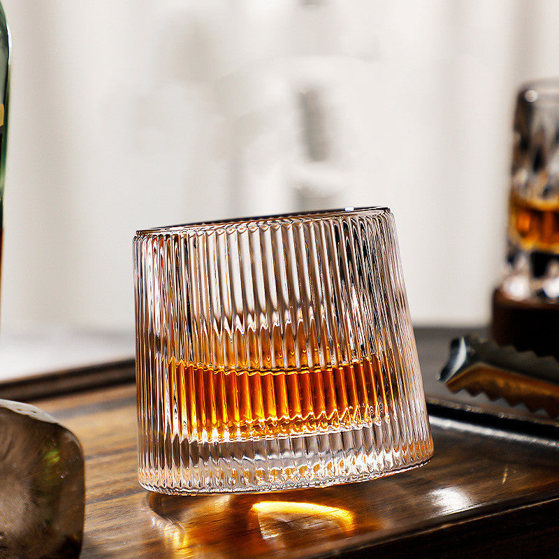 Spinning Japanese Edo Whiskey Glass Set