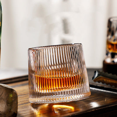 Spinning Japanese Edo Whiskey Glass Set