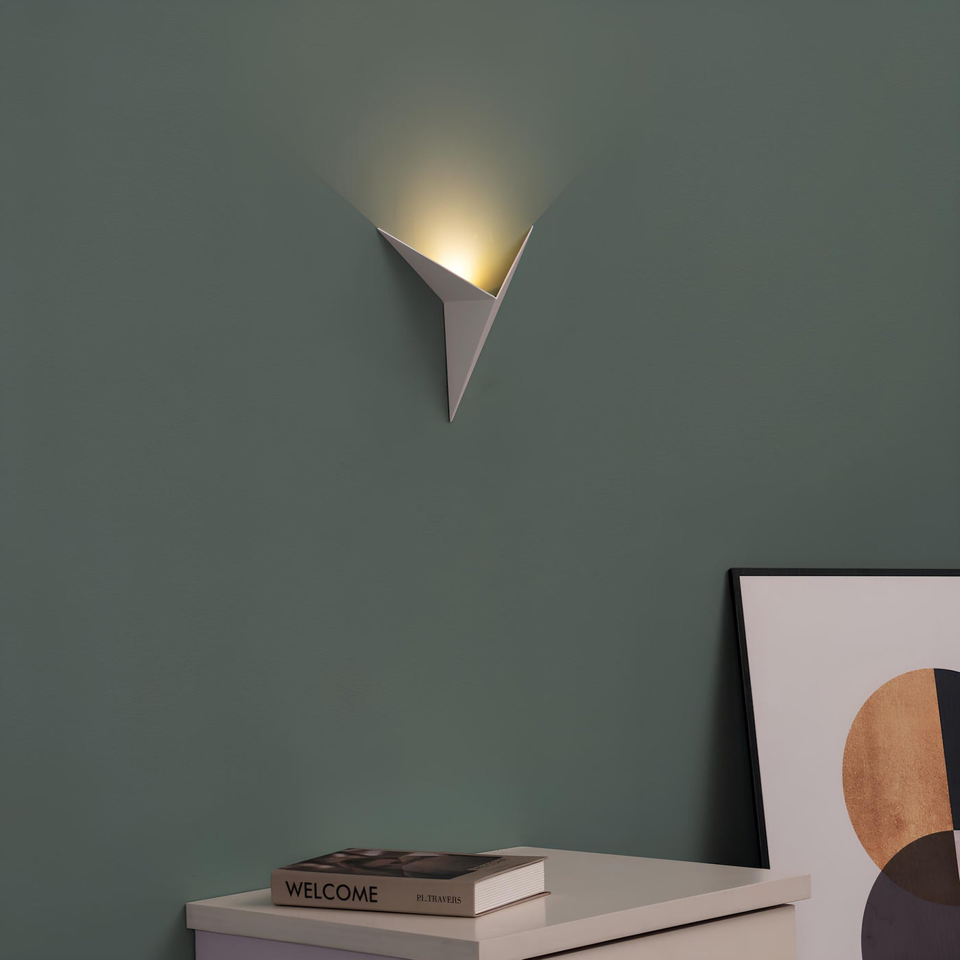 Modern LED Triangular Wall Lamp for Stylish Interiors
