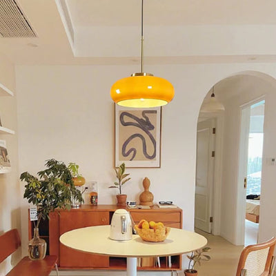 Glass Pendant Light – Modern Dimmable Bread-Shaped Lamp