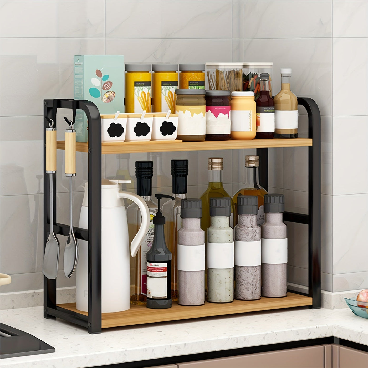 Spicify – Stainless Steel Kitchen Organizer Rack