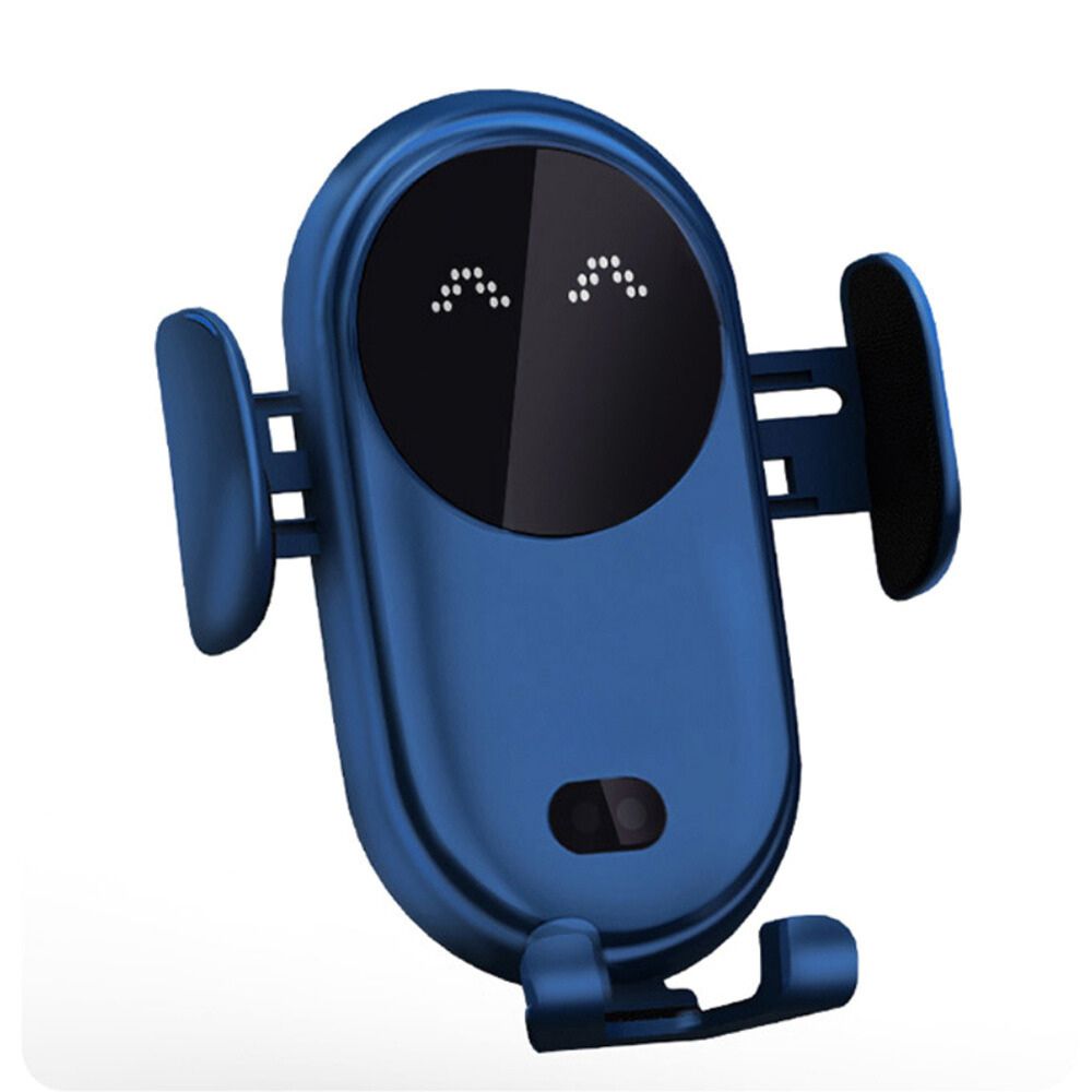 Wireless Car Phone Holder with Fast Charging and Auto Clamp