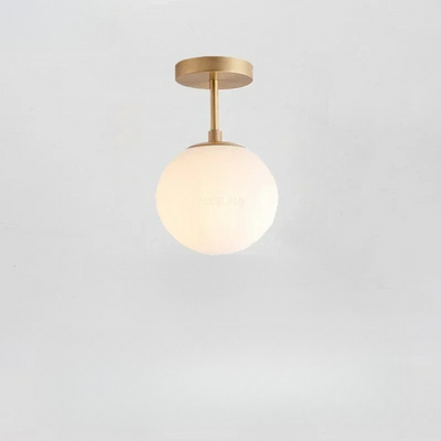 NordLux LED Glass Ceiling Light – White Globe