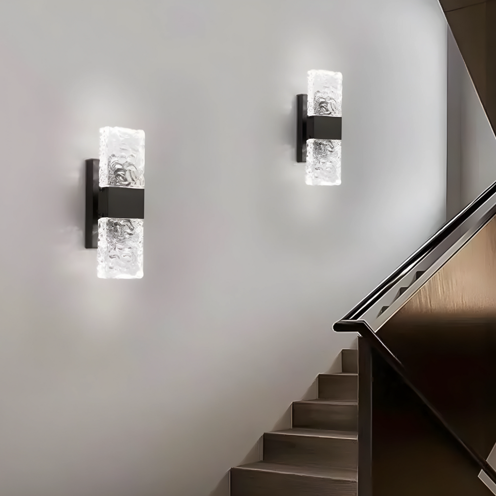 LuxeAura – Crystal LED Wall Light