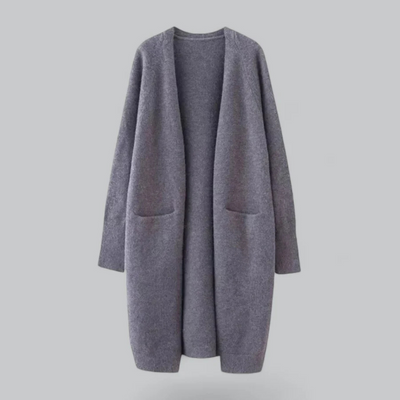 Women’s Long Open Front Casual Knit Cardigan