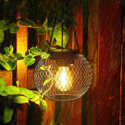 Sunny Garden Solar Lantern – Waterproof LED Outdoor Light with Auto Sensor
